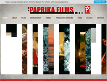 Tablet Screenshot of paprikafilms.com